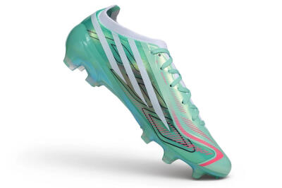 Adidas F50 Hyperfast Elite FG Firm Ground Soccer Cleats - Green/Mint Green/Iridescent White