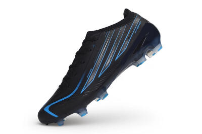 Adidas F50 Hyperfast Elite FG Firm Ground Soccer Cleats - Black/Core Black/Lucid Blue
