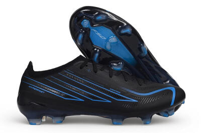 Adidas F50 Hyperfast Elite FG Firm Ground Soccer Cleats - Black/Core Black/Lucid Blue