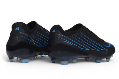 Adidas F50 Hyperfast Elite FG Firm Ground Soccer Cleats - Black/Core Black/Lucid Blue