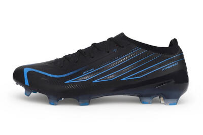 Adidas F50 Hyperfast Elite FG Firm Ground Soccer Cleats - Black/Core Black/Lucid Blue