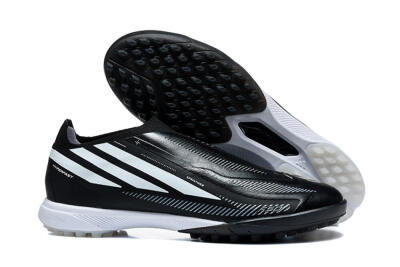 Adidas F50 Hyperfast Pro TF Artificial Turf Soccer Shoes - Black/Core Black/Cloud White