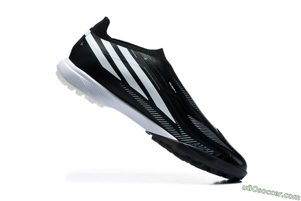Adidas F50 Hyperfast Pro TF Artificial Turf Soccer Shoes - Black/Core Black/Cloud White 7