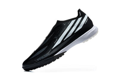 Adidas F50 Hyperfast Pro TF Artificial Turf Soccer Shoes - Black/Core Black/Cloud White