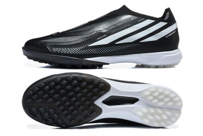Adidas F50 Hyperfast Pro TF Artificial Turf Soccer Shoes - Black/Core Black/Cloud White