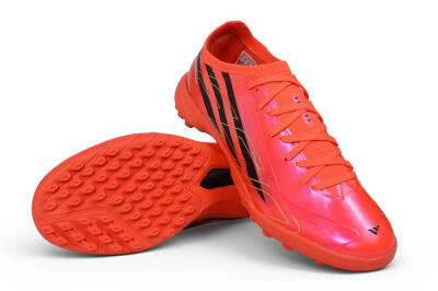 Adidas F50 Hyperfast Elite TF Artificial Turf Soccer Shoes - Orange/Solar Orange/Core Black