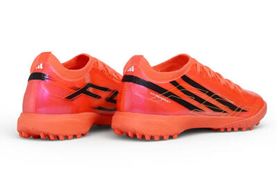 Adidas F50 Hyperfast Elite TF Artificial Turf Soccer Shoes - Orange/Solar Orange/Core Black