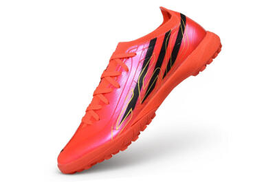 Adidas F50 Hyperfast Elite TF Artificial Turf Soccer Shoes - Orange/Solar Orange/Core Black