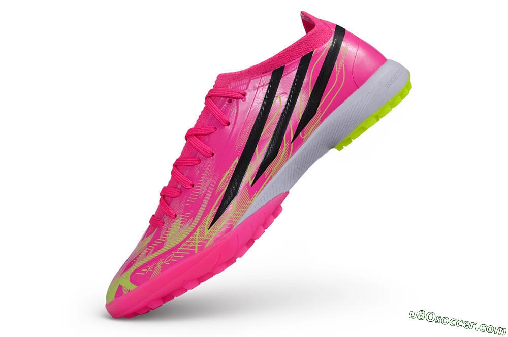 Adidas F50 Hyperfast Elite TF Artificial Turf Soccer Shoes - Pink/Lucid Pink/Black 5