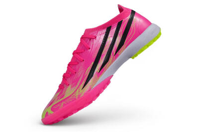 Adidas F50 Hyperfast Elite TF Artificial Turf Soccer Shoes - Pink/Lucid Pink/Black