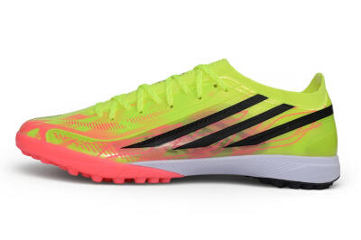Adidas F50 Hyperfast Elite TF Artificial Turf Soccer Shoes - Yellow/Solar Yellow/Lucid Pink