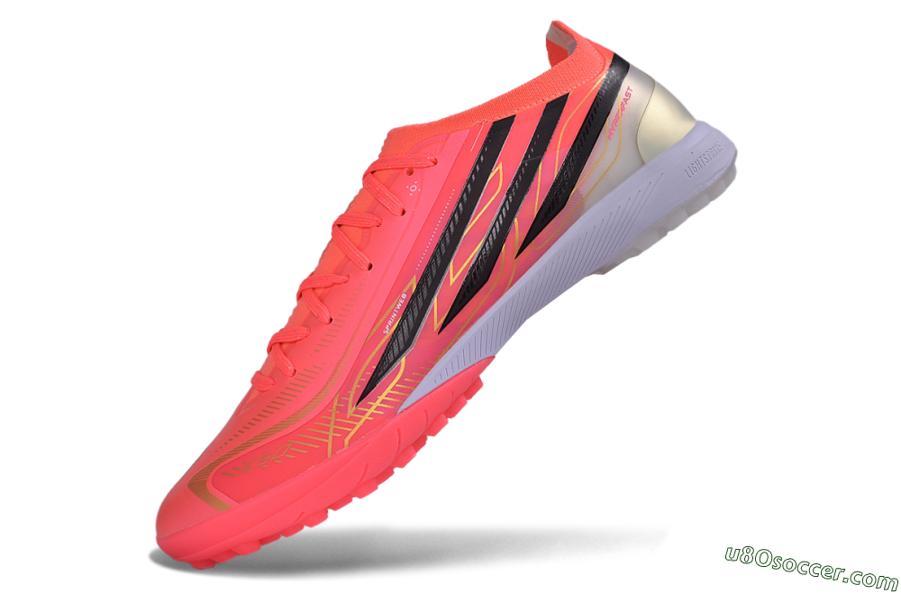 Adidas F50 Hyperfast Elite TF Artificial Turf Soccer Shoes - Pink/Solar Pink/Black 5