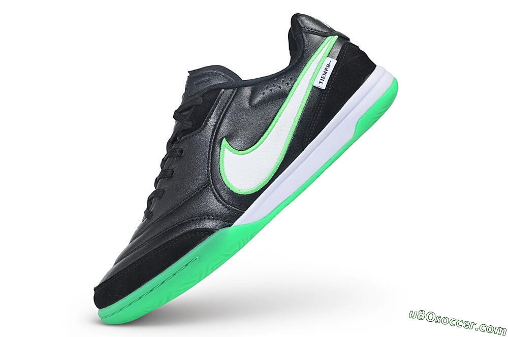 Nike Tiempo Legend SE IC Indoor & Futsal Soccer Shoes - Black/Electric Green/Summit White 5