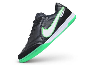 Nike Tiempo Legend SE IC Indoor & Futsal Soccer Shoes - Black/Electric Green/Summit White