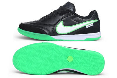 Nike Tiempo Legend SE IC Indoor & Futsal Soccer Shoes - Black/Electric Green/Summit White