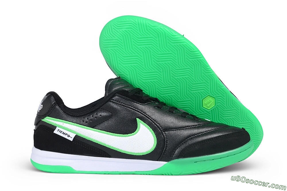 Nike Tiempo Legend SE IC Indoor & Futsal Soccer Shoes - Black/Electric Green/Summit White 1