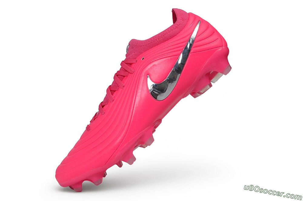 Nike Tiempo Legend 11 Elite FG Firm Ground Soccer Cleats - Pink/Hyper Pink/Metallic Silver 5