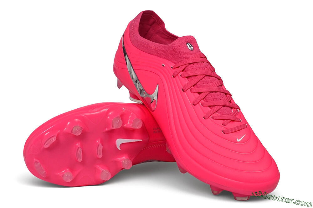 Nike Tiempo Legend 11 Elite FG Firm Ground Soccer Cleats - Pink/Hyper Pink/Metallic Silver 3