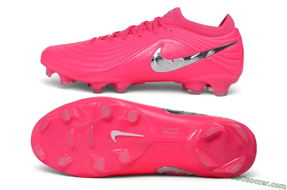 Nike Tiempo Legend 11 Elite FG Firm Ground Soccer Cleats - Pink/Hyper Pink/Metallic Silver 0