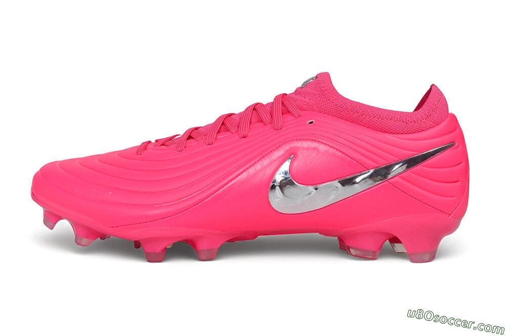 Nike Tiempo Legend 11 Elite FG Firm Ground Soccer Cleats - Pink/Hyper Pink/Metallic Silver 2