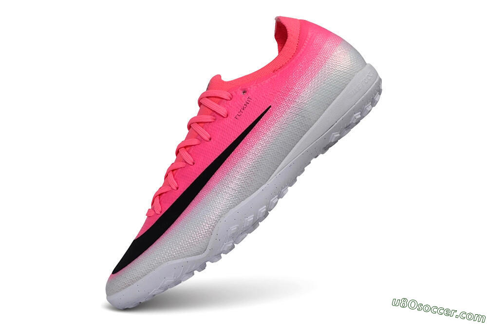 Nike Air Zoom Mercurial Vapor 17 Pro TF Artificial Turf Soccer Shoes - Pink/Hyper Pink/Platinum White 5