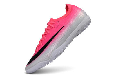 Nike Air Zoom Mercurial Vapor 17 Pro TF Artificial Turf Soccer Shoes - Pink/Hyper Pink/Platinum White