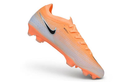 Nike Air Zoom Mercurial Vapor 17 Elite FG Firm Ground Soccer Cleats - Orange/Sunset Orange/Pearl White
