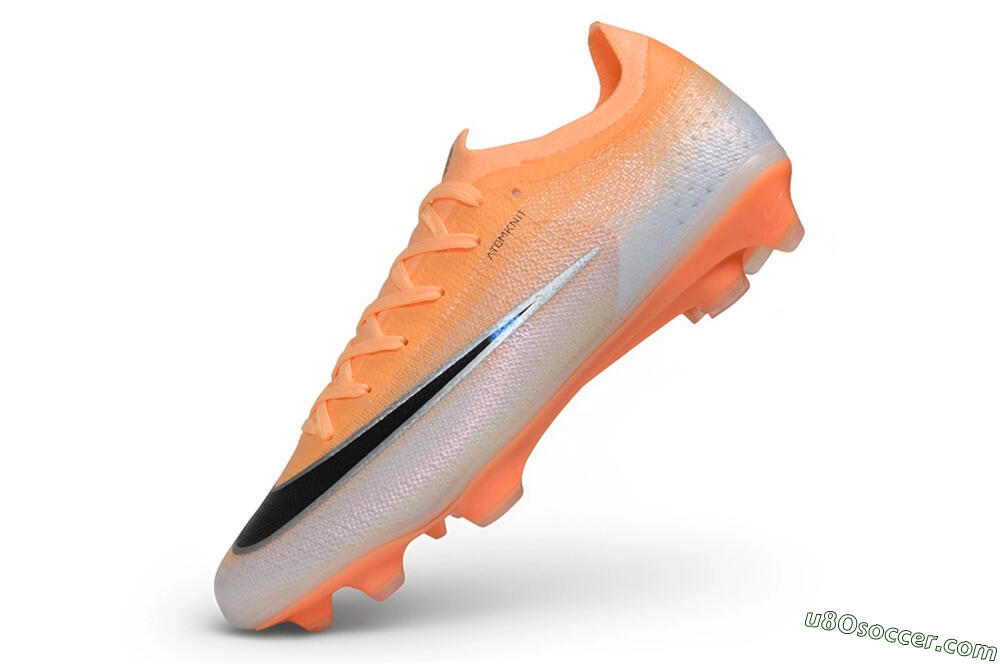 Nike Air Zoom Mercurial Vapor 17 Elite FG Firm Ground Soccer Cleats - Orange/Sunset Orange/Pearl White 5