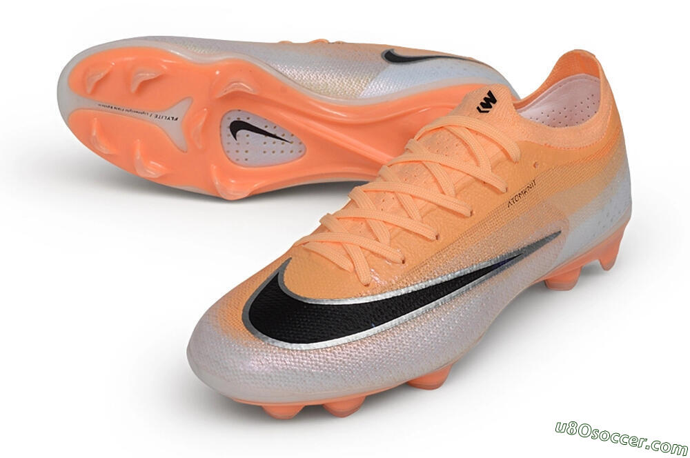 Nike Air Zoom Mercurial Vapor 17 Elite FG Firm Ground Soccer Cleats - Orange/Sunset Orange/Pearl White 3