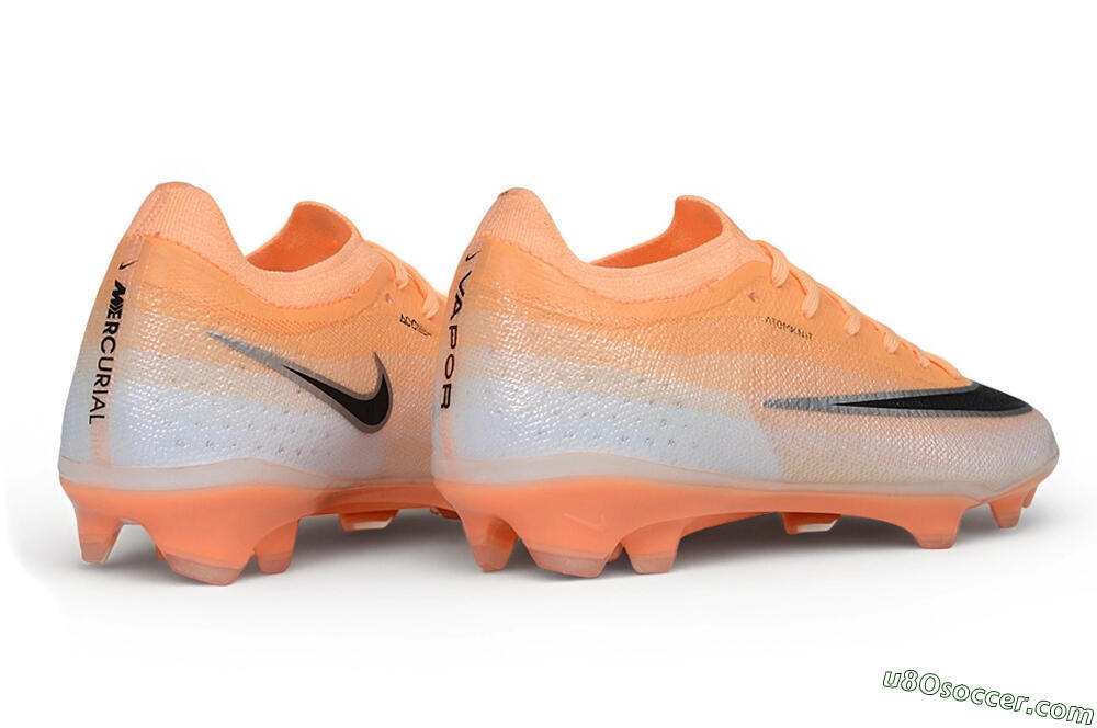 Nike Air Zoom Mercurial Vapor 17 Elite FG Firm Ground Soccer Cleats - Orange/Sunset Orange/Pearl White 6