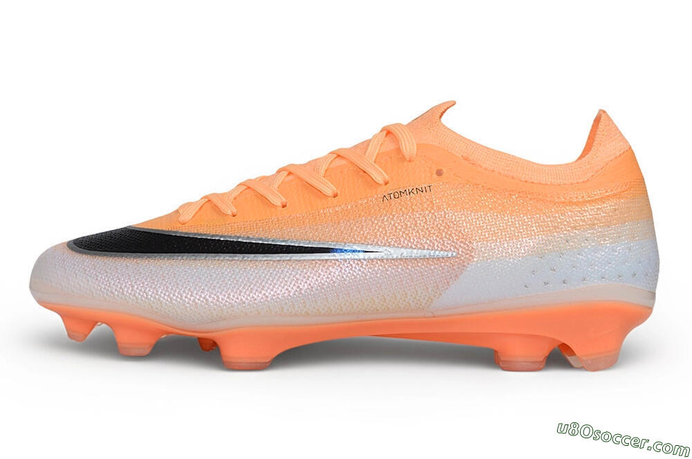Nike Air Zoom Mercurial Vapor 17 Elite FG Firm Ground Soccer Cleats - Orange/Sunset Orange/Pearl White 2