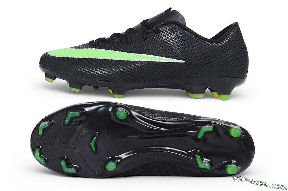 Nike Air Zoom Mercurial Superfly 11 Elite FG Firm Ground Soccer Cleats - Black/Black/Electric Green 0