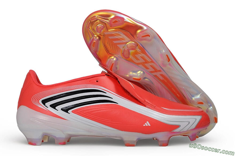 Messi x Adidas F50 Elite FG Firm Ground Soccer Cleats - Red/Solar Red/White 1