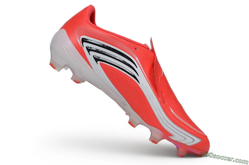 Messi x Adidas F50 Elite FG Firm Ground Soccer Cleats - Red/Solar Red/White 4