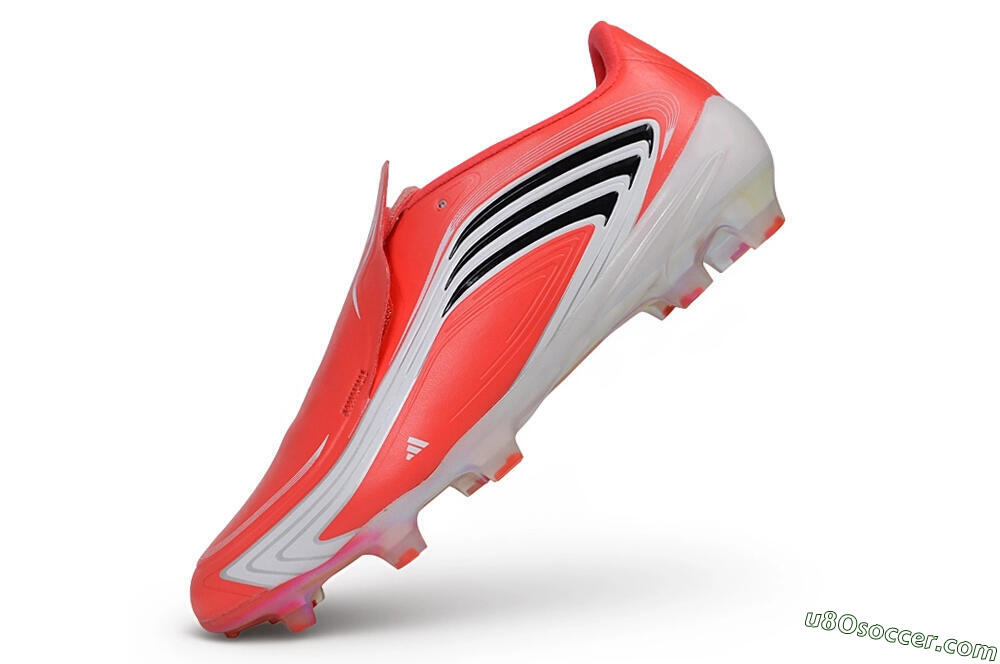 Messi x Adidas F50 Elite FG Firm Ground Soccer Cleats - Red/Solar Red/White 5