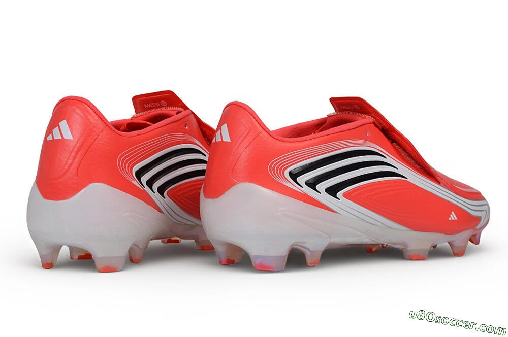 Messi x Adidas F50 Elite FG Firm Ground Soccer Cleats - Red/Solar Red/White 6
