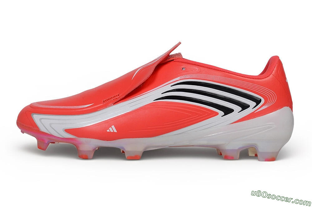 Messi x Adidas F50 Elite FG Firm Ground Soccer Cleats - Red/Solar Red/White 2