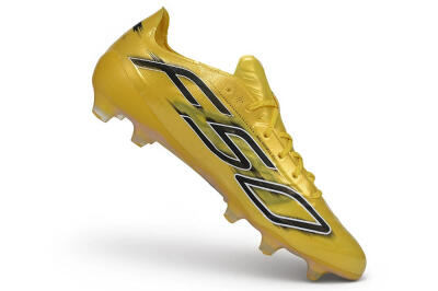 Adidas F50 Hyperfast Evo FG Firm Ground Soccer Cleats - Yellow/Solar Gold/Core Black