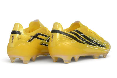 Adidas F50 Hyperfast Evo FG Firm Ground Soccer Cleats - Yellow/Solar Gold/Core Black