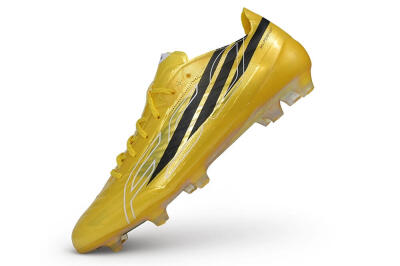 Adidas F50 Hyperfast Evo FG Firm Ground Soccer Cleats - Yellow/Solar Gold/Core Black