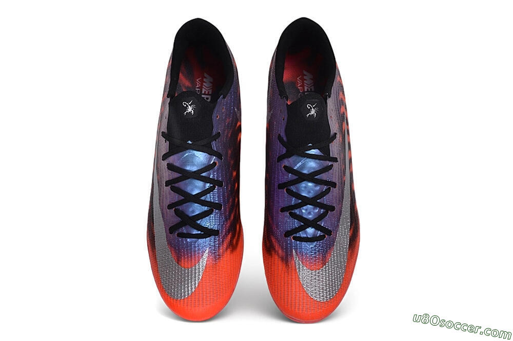Nike Air Zoom Mercurial Superfly 11 Elite AG Artificial Grass Soccer Cleats - Orange/Sunset Orange/Iridescent Purple 4