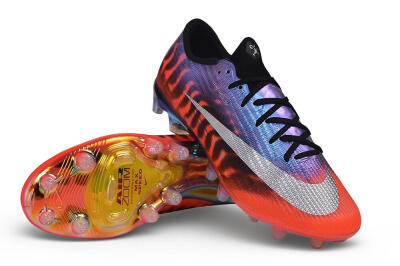 Nike Air Zoom Mercurial Superfly 11 Elite AG Artificial Grass Soccer Cleats - Orange/Sunset Orange/Iridescent Purple