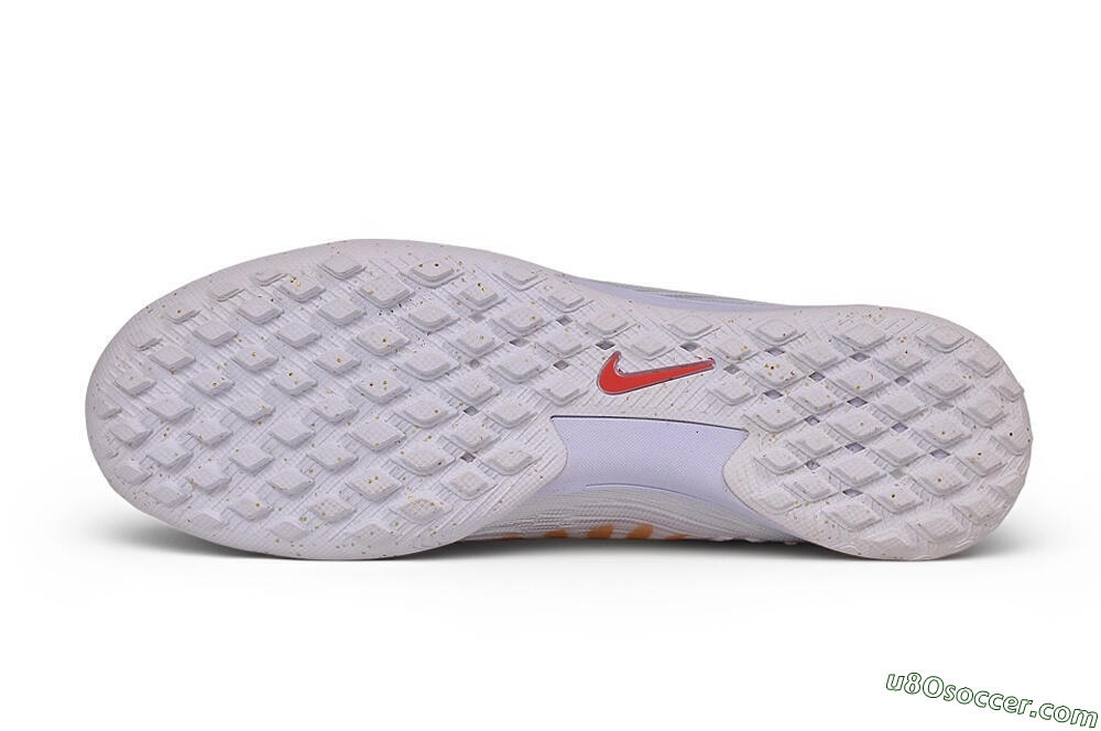 Nike Air Zoom Mercurial Superfly 11 Elite TF Artificial Turf Soccer Shoes - White/Metallic Gold/University Red 6