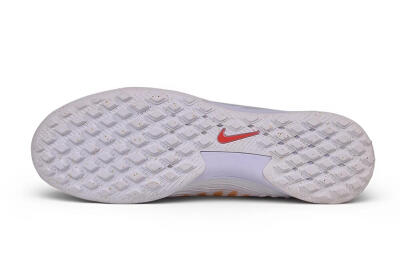 Nike Air Zoom Mercurial Superfly 11 Elite TF Artificial Turf Soccer Shoes - White/Metallic Gold/University Red