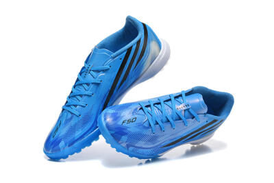 Adidas F50 Pro TF Artificial Turf Soccer Shoes - Blue/Lucid Blue/Core Black