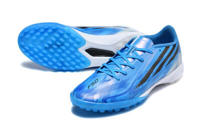 Adidas F50 Pro TF Artificial Turf Soccer Shoes - Blue/Lucid Blue/Core Black