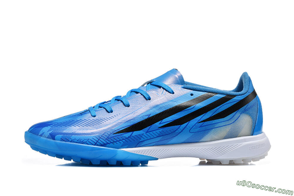 Adidas F50 Pro TF Artificial Turf Soccer Shoes - Blue/Lucid Blue/Core Black 2