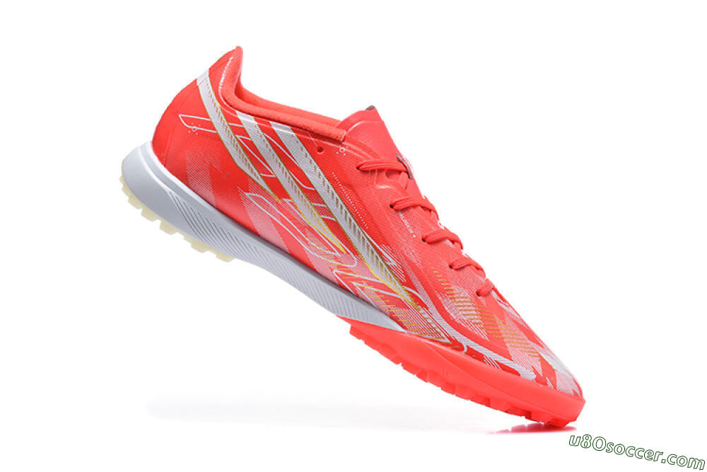 Adidas F50 Pro TF Artificial Turf Soccer Shoes - Red/Solar Red/White 7