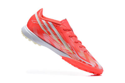 Adidas F50 Pro TF Artificial Turf Soccer Shoes - Red/Solar Red/White