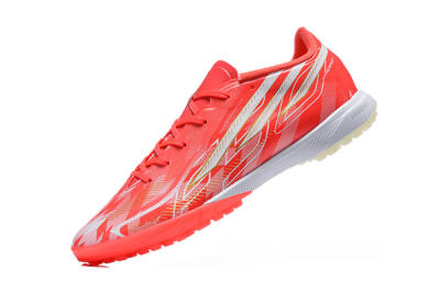 Adidas F50 Pro TF Artificial Turf Soccer Shoes - Red/Solar Red/White